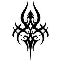 Tribal element tattoos illustrated 