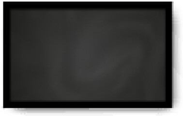 Minimalist black chalkboard with subtle texture and frame — clean, educational background ideal for presentations, mockups, or creative design concepts.