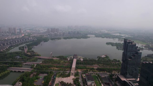 Hefei City Skyline
