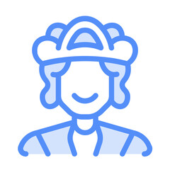 christopher columbus icon with lineal color style