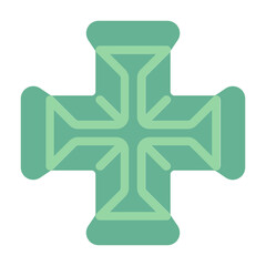 columbus day icon with flat style