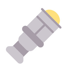 peeper icon with flat style
