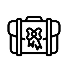 gift for teacher icon with line style