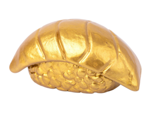 Golden Nigiri Sushi-Shaped Object