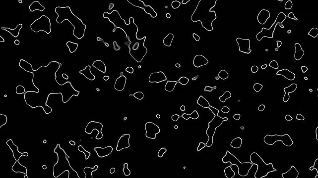 Abstract Black and White Texture Flow