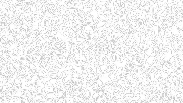 Animated Topographic Lines Moving Seamlessly