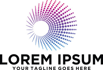 Bright light Abstract logo concept