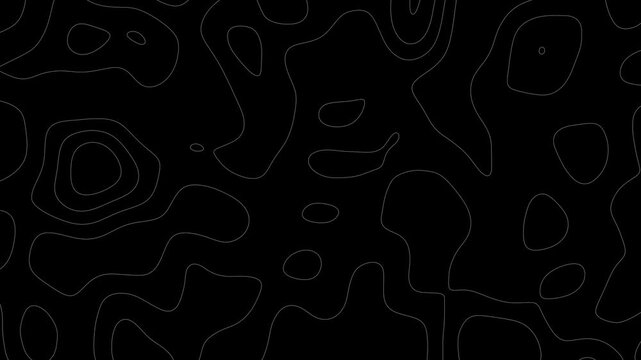 Flowing Dots Forming Organic Pattern