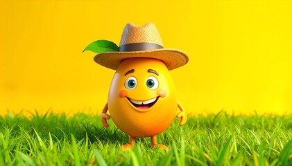 A colorful toy car rests amidst lush green grass, sunlight glinting off its shiny surface, surrounded by tiny wildflowers and soft blades of grass.