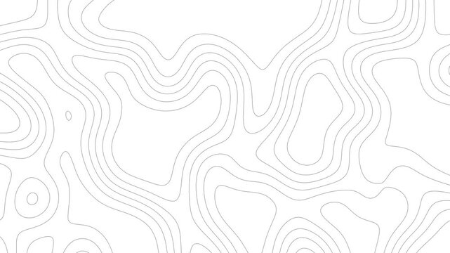 Seamless Abstract Background With Flowing Lines