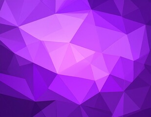 Obraz premium A vibrant purple abstract background featuring an array of low poly shapes, creating a dynamic and modern visual effect with depth and texture.