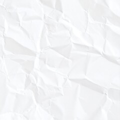 Obraz premium A textured background featuring white crumpled paper, showcasing subtle creases and folds that create a dynamic, organic feel, perfect for various designs.