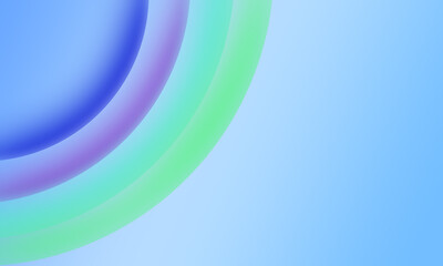 Abstract pastel swirls of blue and green