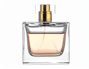 perfume bottle isolated on white