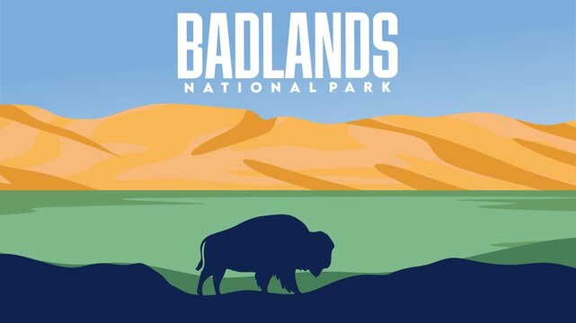 beautiful views in Badlands National Park