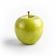 Fresh green apple isolated on white background