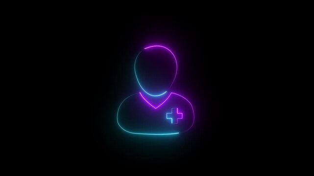 Medical doctor and nurse icon health care professional support signs. International nurses day. - Powered by Adobe