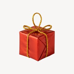 Fototapeta premium Shiny red gift box