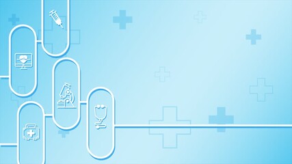 Medical loop animation for healthcare websites, educational materials, medical presentations, and social media posts on health topics.