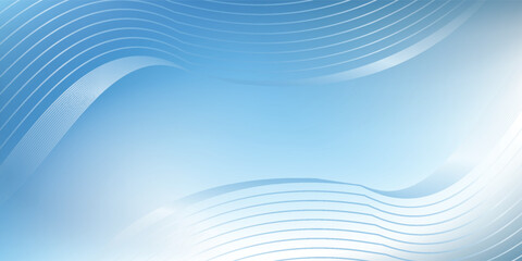Obraz premium Sky Blue Gradient Vector Background. Abstract Light Blue Gradation Background. Soft Gradient Texture Banner Template. Modern Luxury Backdrop. Curve Layout Concept.