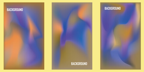 gradient abstrack blue orange