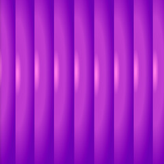 vertical, pill-shaped forms with a light source in the center of each, creating a sense of depth and a 3D effect. 