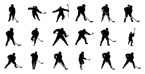 Hockey players in action ice hockey sport