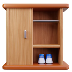 Wooden Shoe Cabinet