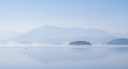 lake in the mountains