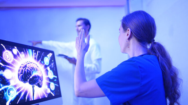 Doctors and medical professionals discuss preparing for physical and brain - Powered by Adobe