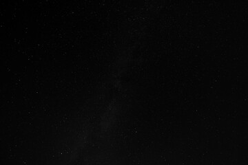 Night sky with stars including Milky Way in Cote Nord, Quebec, Canada