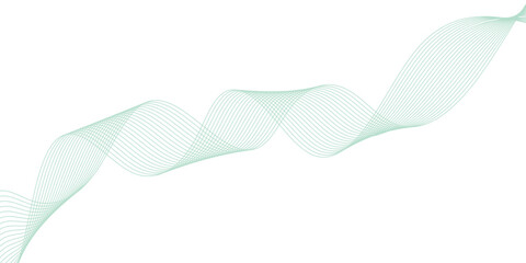 Abstract wave line. Digital frequency equalizer. digital Stylized line art background. Vector illustration.