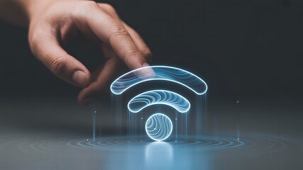 Digital Signal Transmission Through Advanced Wireless Technology Interfacing Human Touch With Connectivity