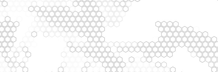 Background with hexagons . Abstract background with lines .  Futuristic honeycomb hexagon white background. Geometric seamless texture white abstract background with hexagons.