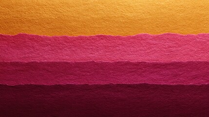 Fototapeta premium Vibrant Layers of Colorful Paper Textures in Shades of Orange, Pink, and Red for Creative and Artistic Projects