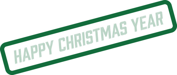 Festive Happy Christmas Year badge for holiday season greetings and annual celebrations ©  Design_ mn