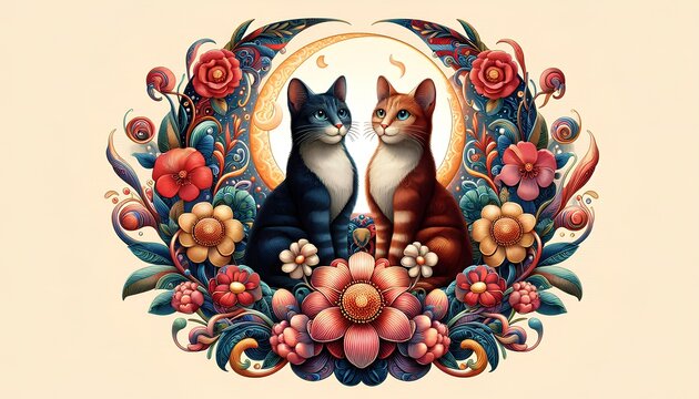 Beautiful graphic illustration