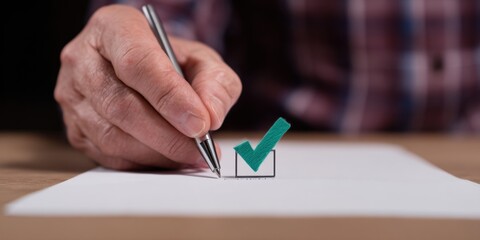 Professional High-Quality Tax Audit Approval Concept Modern Certified Document with Check Mark for Business Compliance and Corporate Marketing Content