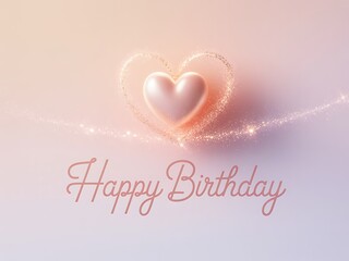 Wishing you a birthday filled with love joy and happiness as beautiful as this sparkling heart on your special day