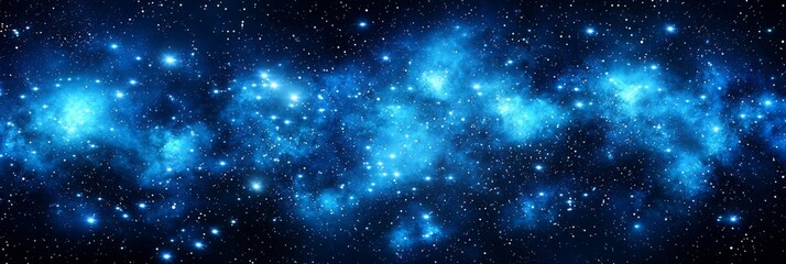 Fototapeta premium The mesmerizing beauty of a midnight sky filled with stars. 