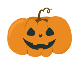 Halloween Pumpkin Illustration 