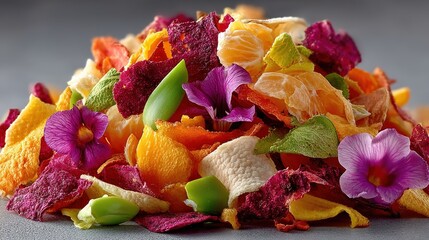 Colorful Mediterranean Breakfast Table Setting