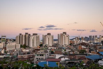Naklejka premium urban city view 