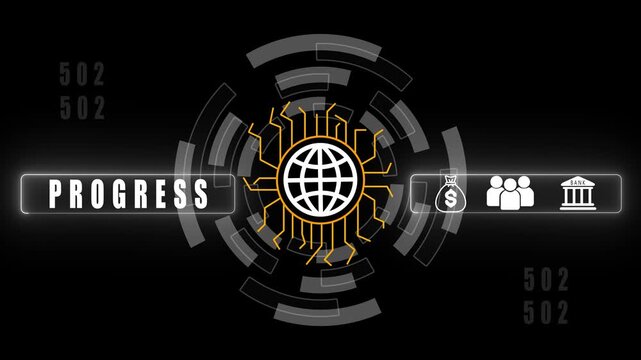Checklist and task progress tracking concept. completion, productivity, workflow, goal setting, and A person pointing at progress bar with 4K animation.