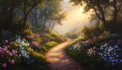 Biblical theme concept of Path to redemption. 