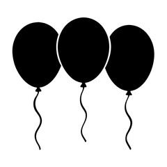 party balloons vector illustration