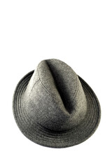 Apollo Unisex Fedora Hats for Men Women Wool Blend Manhattan Fedora Hat,C.Grey
