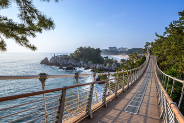 Samcheok Chuwam Candlestick Rock Suspension Bridge