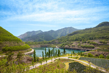 Cheongok Lake in Donghae Mureungbyeolyucheonji