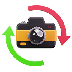 Camera Rotation Arrow 3D